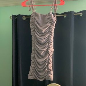 Jump Apparel fitted dress, sheer lavender color in size 0